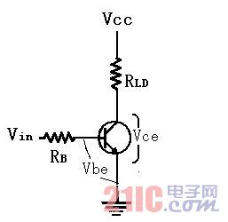 三极管开关电路，各主要测试电的电压图