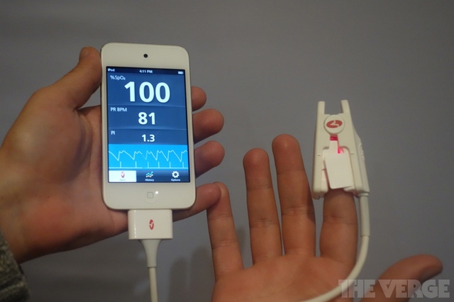 Masimo iPhone血氧计:通过指尖阅读你的身体